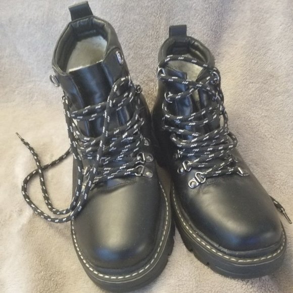Black ALPINETEK padded Hi-cut casual rugged boots Size 8 - Picture 4 of 10